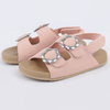 Girls' Sandal with Flower Buckles