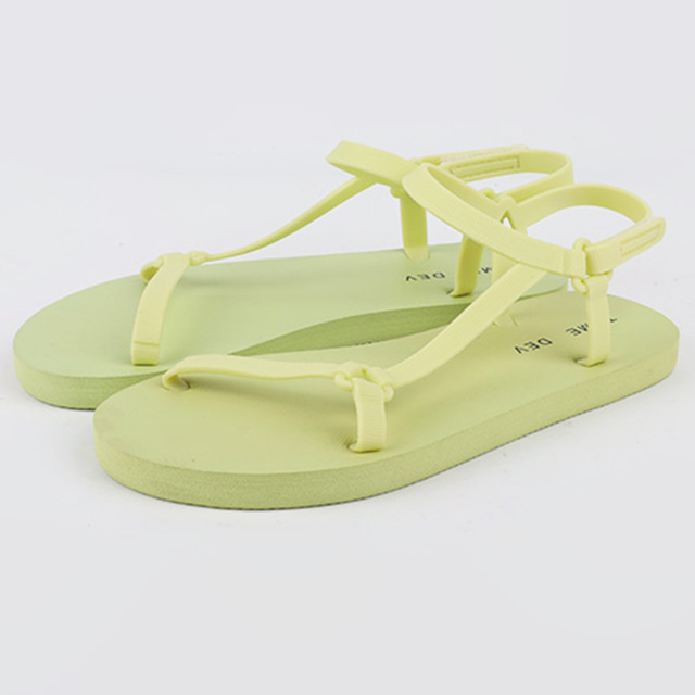 Women’s Neon PVC Strap Summer Sandal