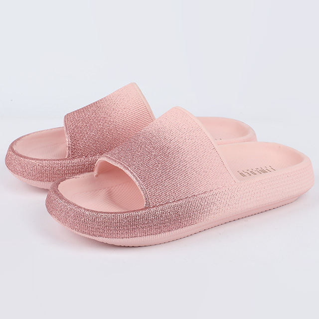 Women’s Slide with Gradient Glitter Finish