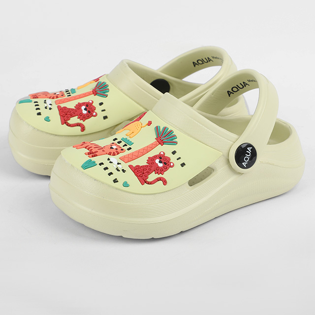 Girls’ Cute Animal Rubber Patch Clog