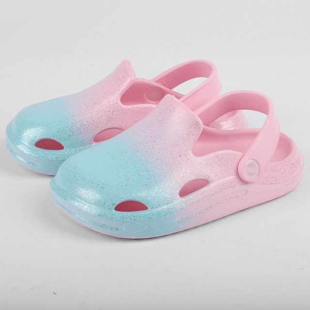 Girls’ Glitter Gradient Garden Clog