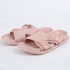 Women's Adjustable Perforated Strap Slide