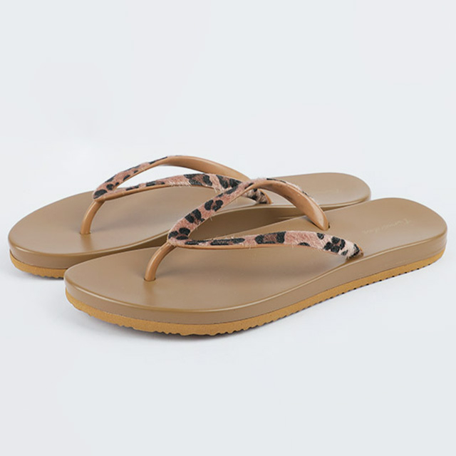 Women’s Leopard Strap Flip Flop