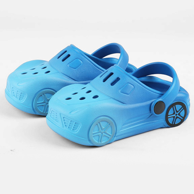 Boys’ Colorful Car Clogs