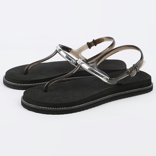 Women's Slim Strap Backless Flip Flop