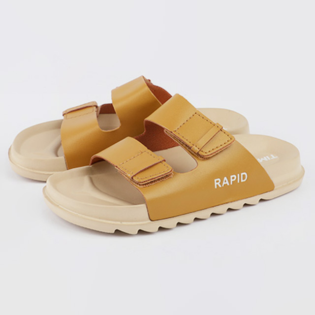 Boys’ Zigzag Sole PU Slide Sandal