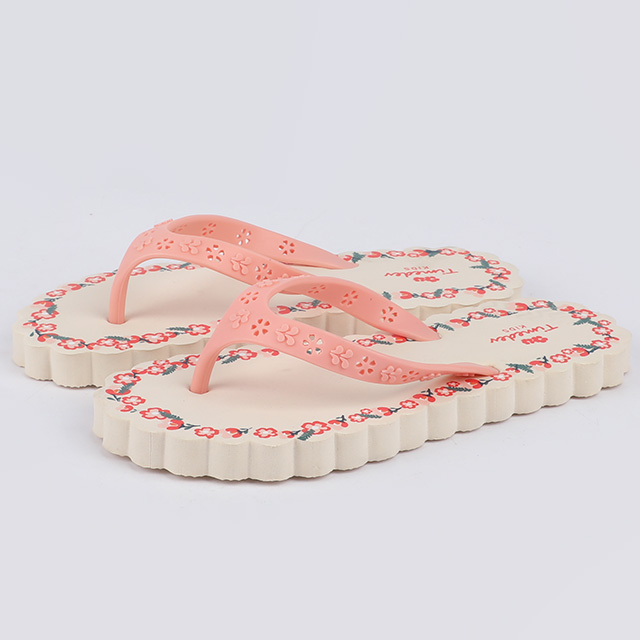 Girls' Floral Cutout Flip-Flop