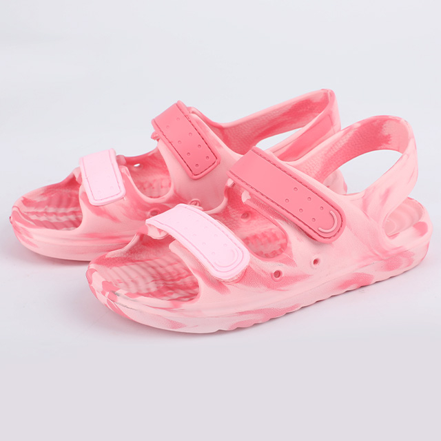 Girls' Two-Tone Water Transfer Printing Sandal