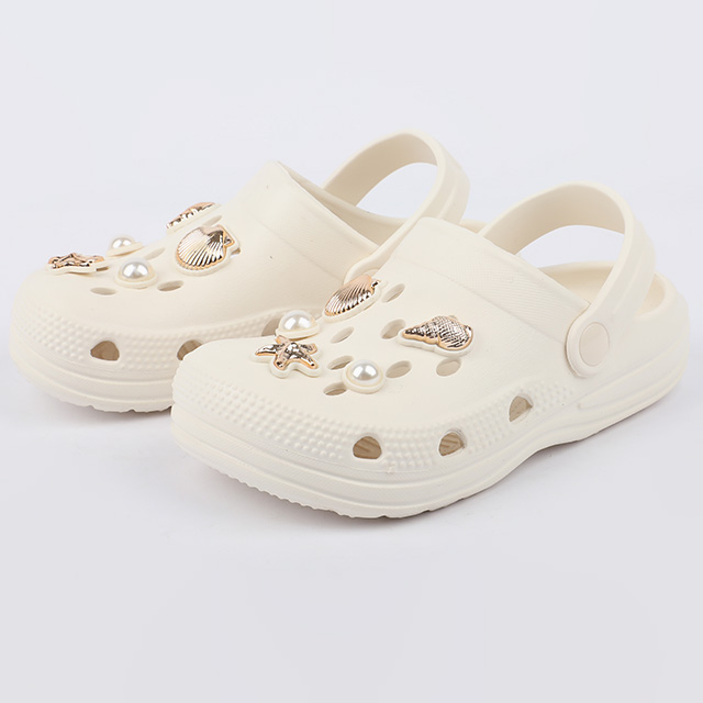 Girls’ Pearl & Ocean Charm Garden Clogs