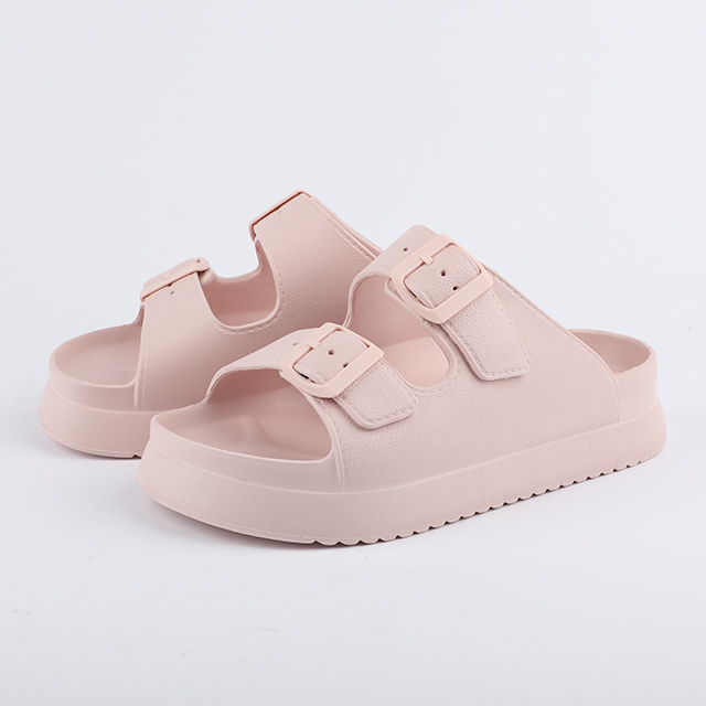 Cloud-Soft Double-Buckle Platform Slide (30058)