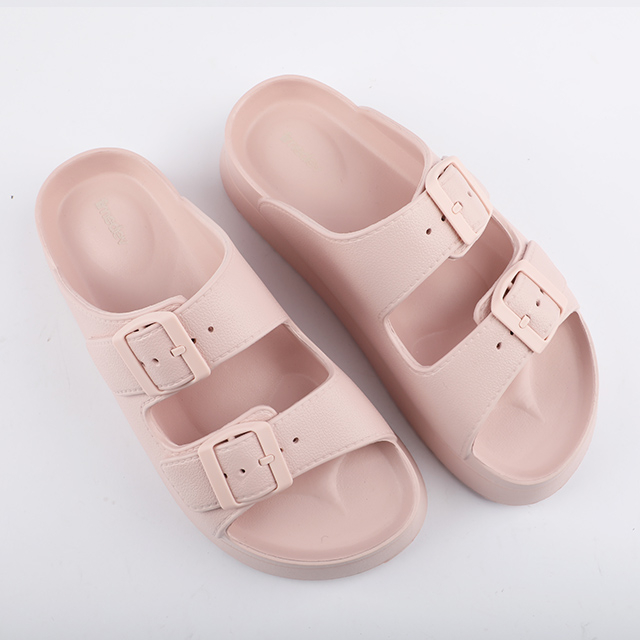Cloud-Soft Double-Buckle Platform Slide (30058)